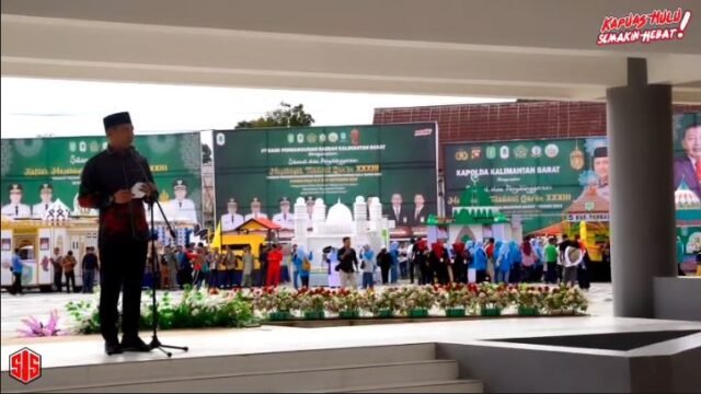 Pelepasan Pawai Ta’aruf MTQ Ke-XXXIII Tinggkat Provinsi Kalbar