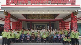 Bupati Yohanes Ontot Resmi Lepas 56 Kafilah MTQ Sanggau ke Kapuas Hulu